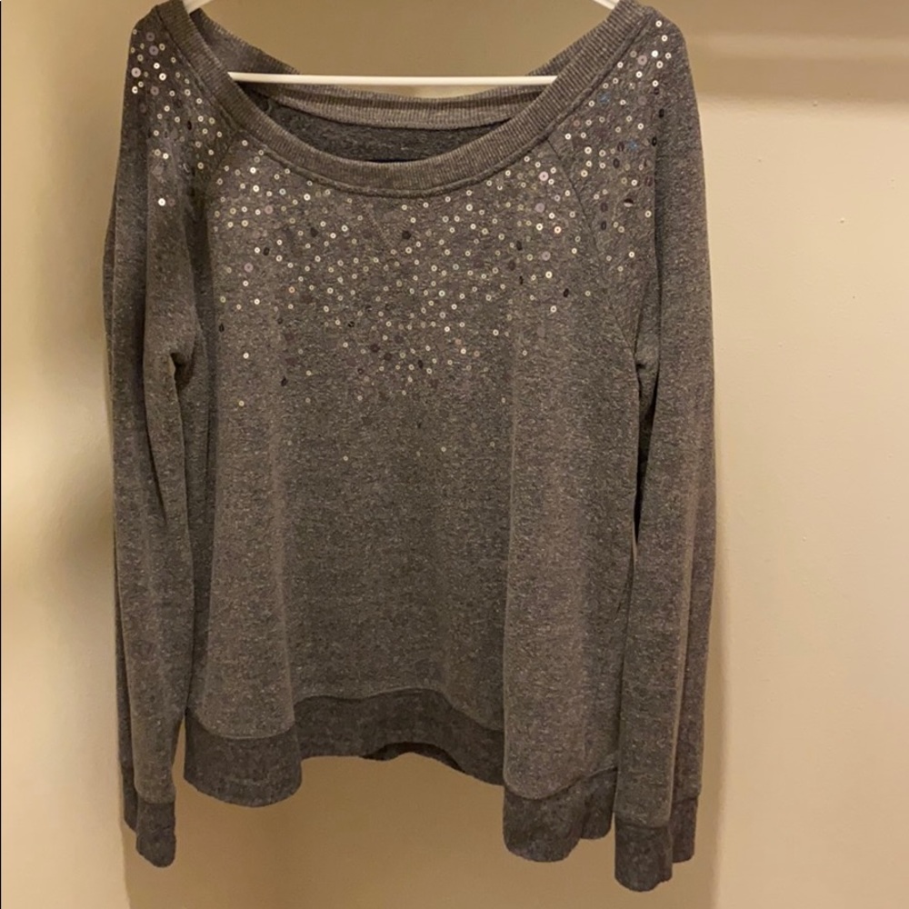 American Eagle sequin long sleeve xl